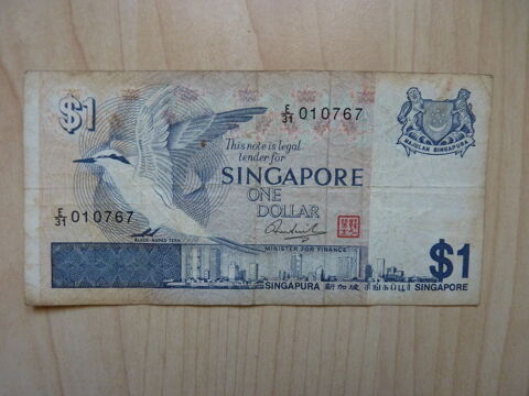 Billet de banque SINGAPOUR 2 Saint-Pargoire (34)