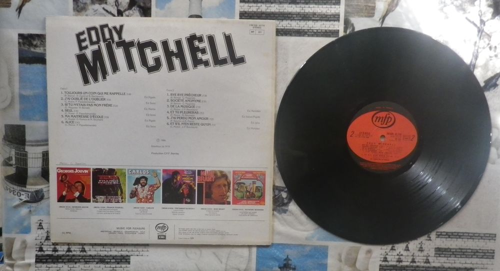 EDDY MITCHELL Alice Soci&eacute;t&eacute; anonyme Toujours un coin qui me CD et vinyles