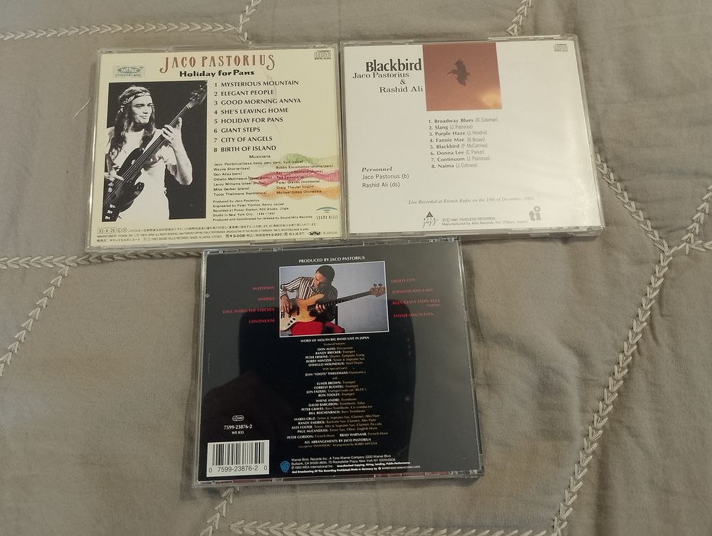 3 CD DE JACO PASTORIUS CD et vinyles