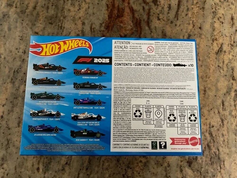 Pack hot wheels 10 f1 1/64 neuf Jeux / jouets