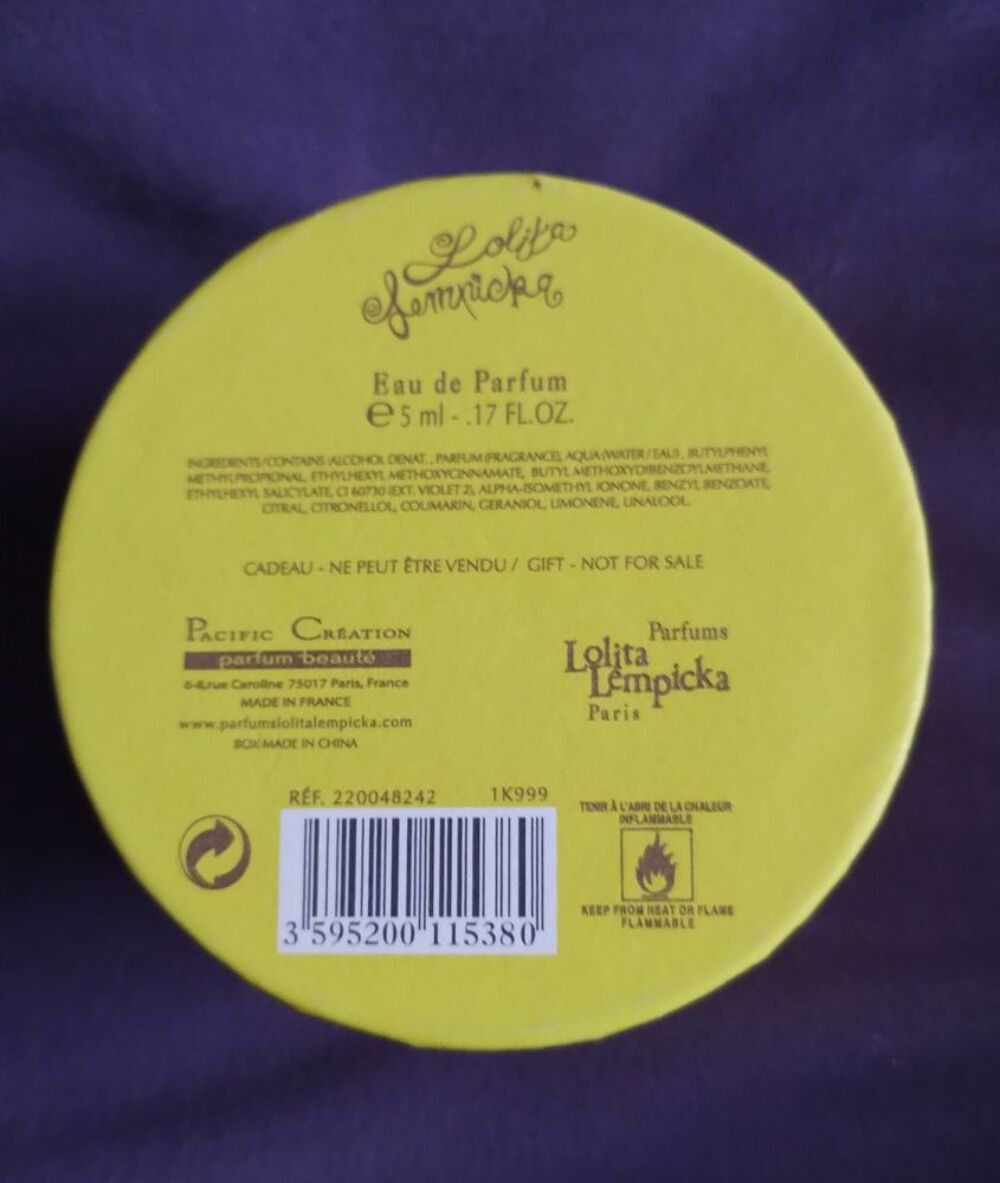 Miniature de parfum Lolita Lempicka G&acirc;teau d'anniversaire 