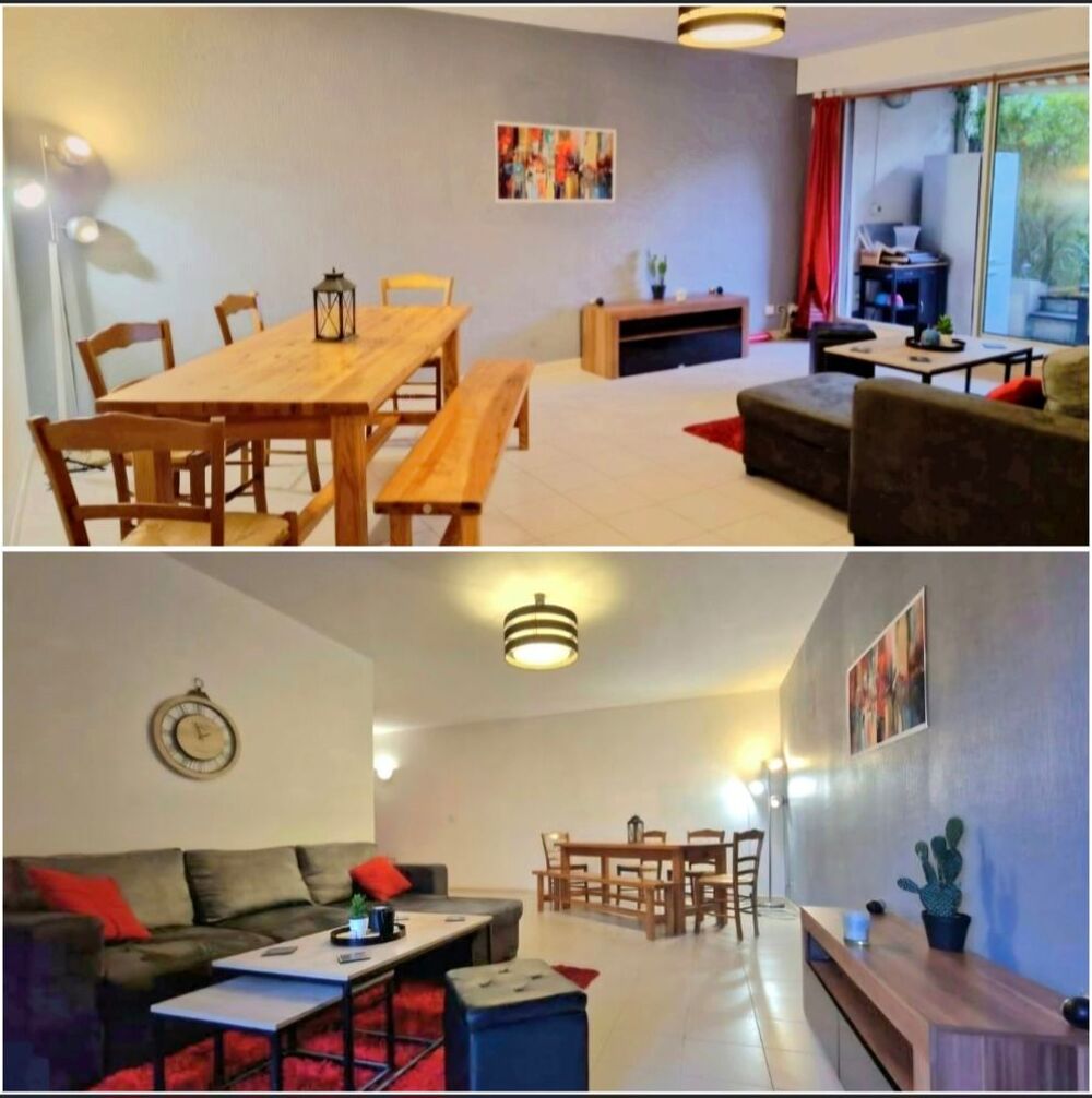 Location Appartement GRAND 2 PIÈCES 61M2 MEUBLÉ-TERRASSE-REZ-DE-JARDIN-PARKING Roquebrune-cap-martin