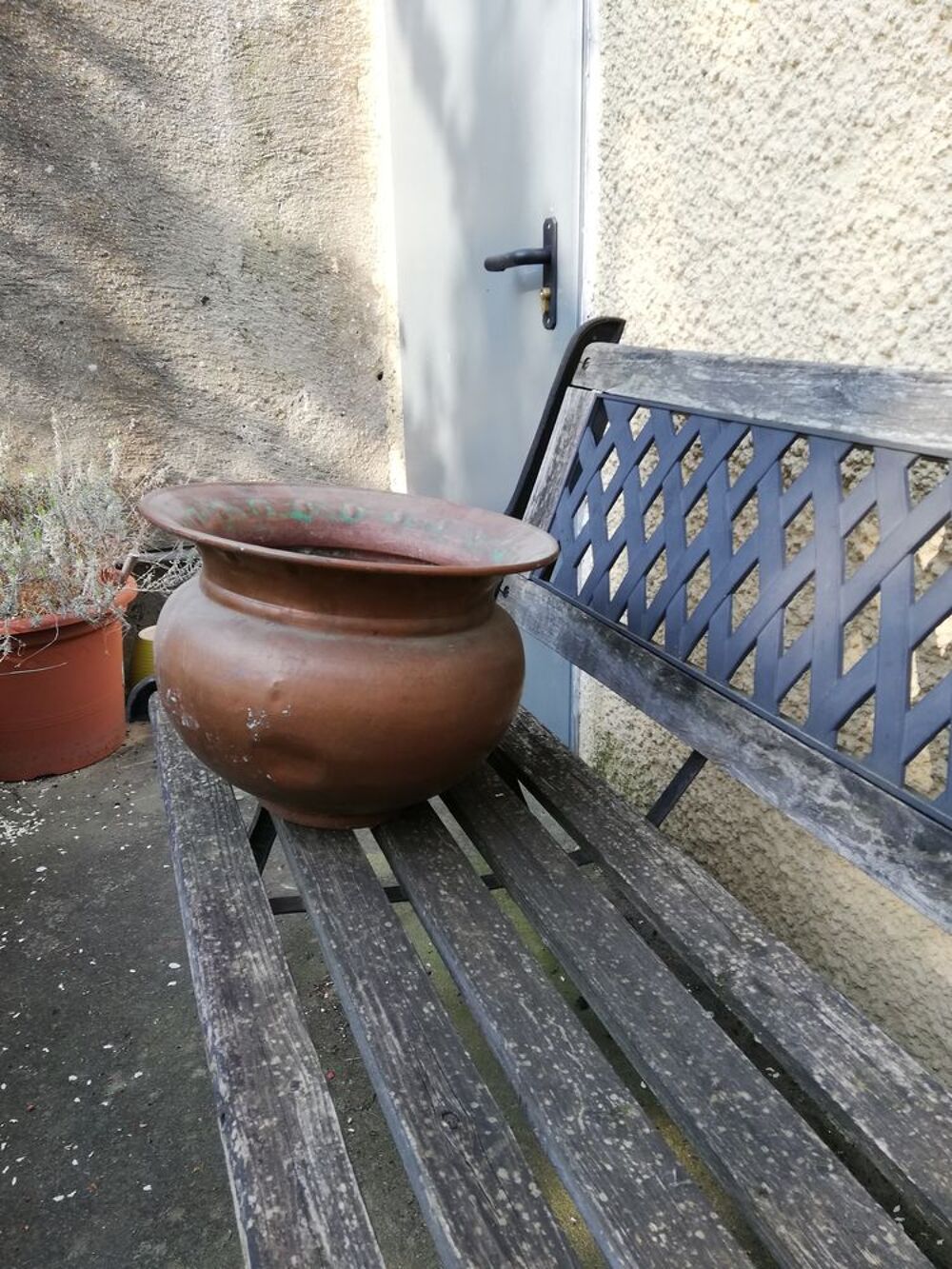 CACHE POT EN CUIVRE Décoration