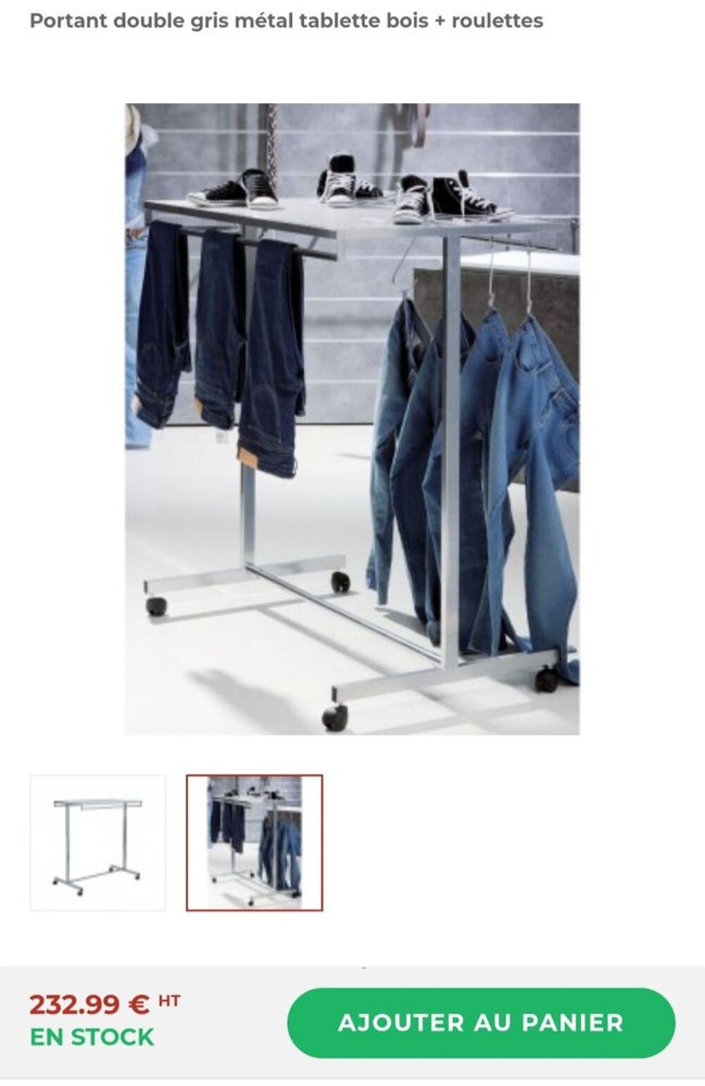 Portant v&ecirc;tements Meubles
