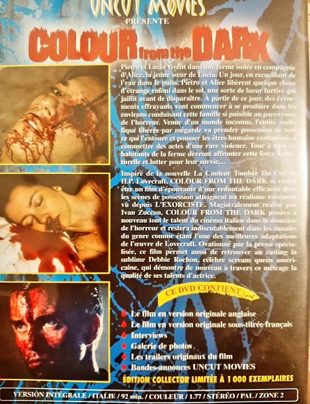 Colour from the dark dvd (vostf) DVD et blu-ray