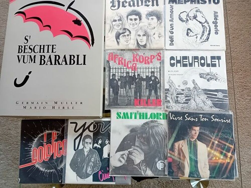 33 tours et 45 tours de chanteurs et de groupes alsaciens CD et vinyles