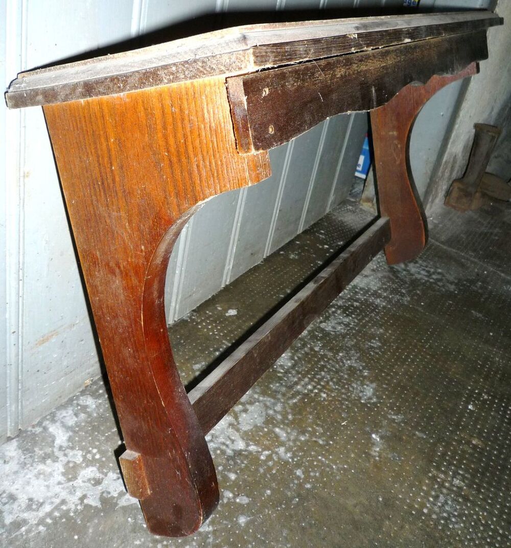 &Eacute;tag&egrave;re porte casseroles en bois massif Décoration
