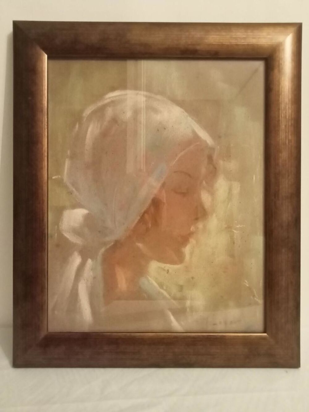 Tableau pastel sous verre Décoration