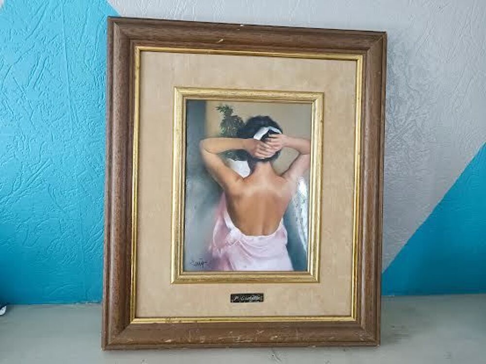 TABLEAU SUR TOILE SIGNE Décoration