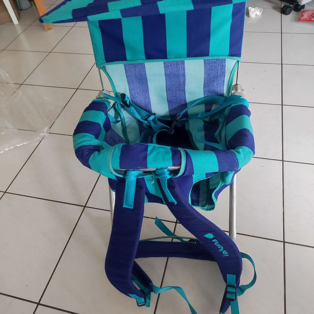 PORTE BEBE "LAFUMA" VERT &amp; BLEU MARINE Puériculture