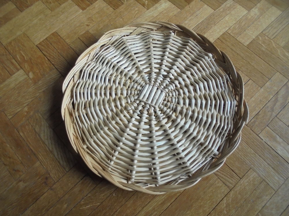 Plateau rond osier (17) Cuisine