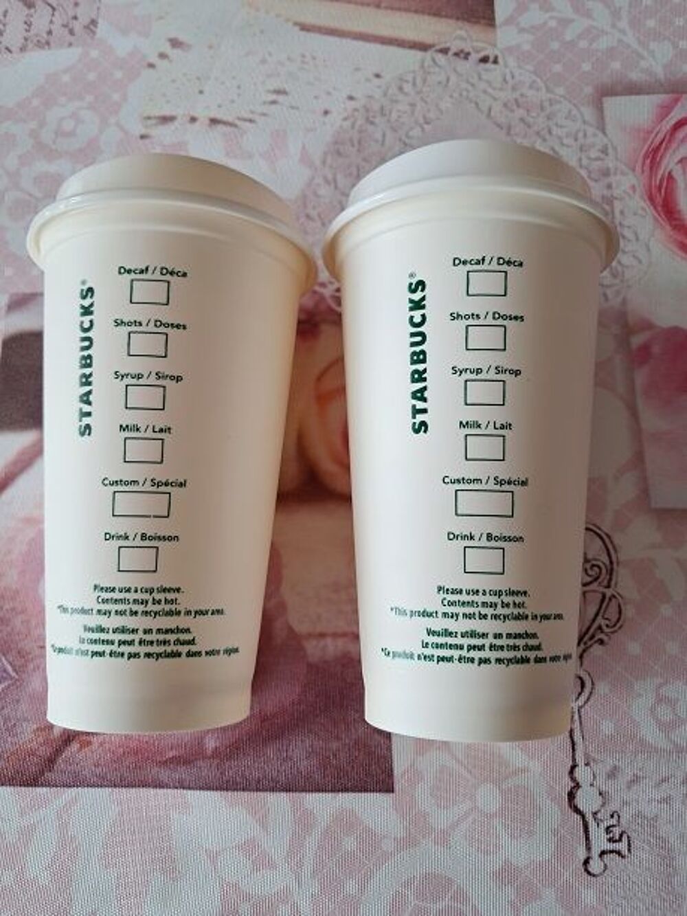 Duo mug gobelet STARBUCK marques publicitaires cuisine maiso 