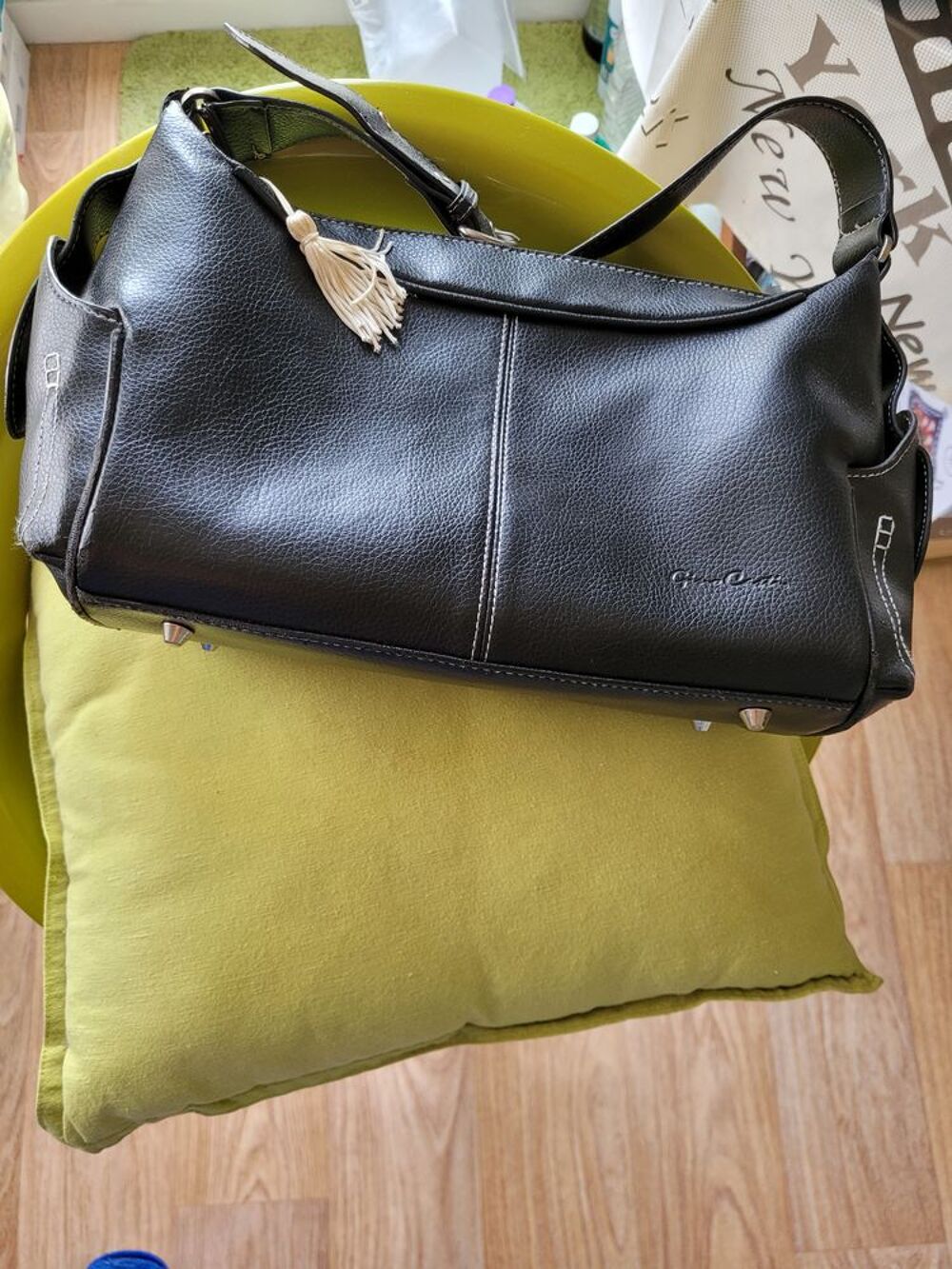 Sac bowling en cuir Gino Casti Maroquinerie