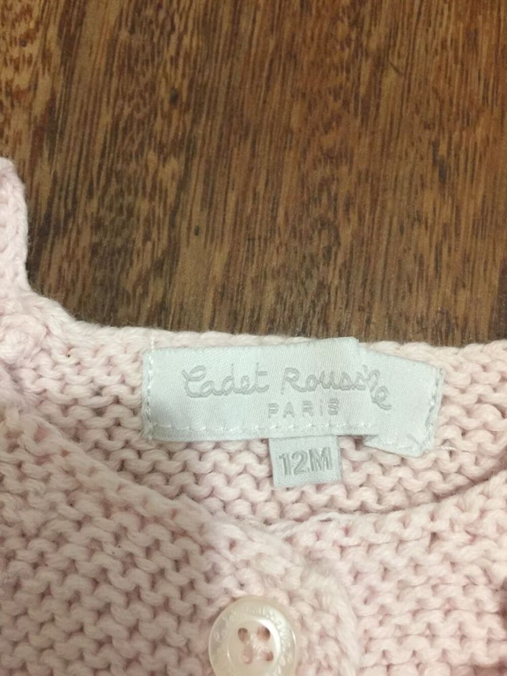 Ensemble enfant fille gilet + bonnet " Cadet rousse Vêtements enfants