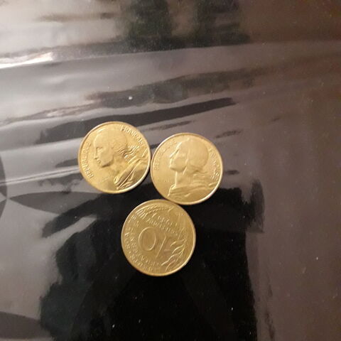 Lot de pieces de monnaie de 20 centimes  10 centimes 5 centi 50 Paris 17 (75)