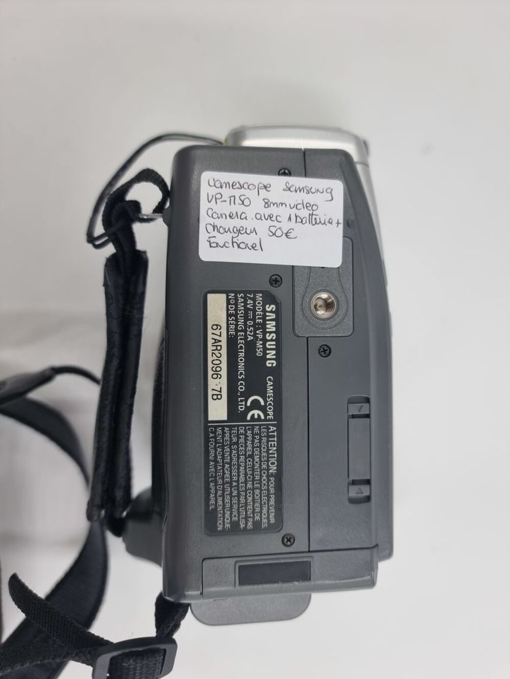 Camescope Samsung VP-M50 8mm vid&eacute;o camera avec 1 batterie... Photos/Video/TV