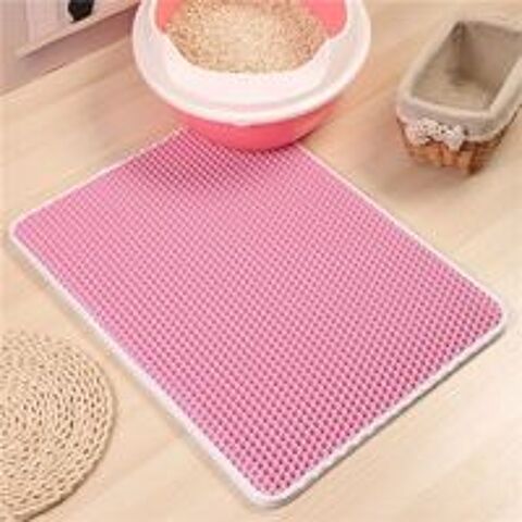   Tapis de litire rose pour Chat 50 x 40 cm 