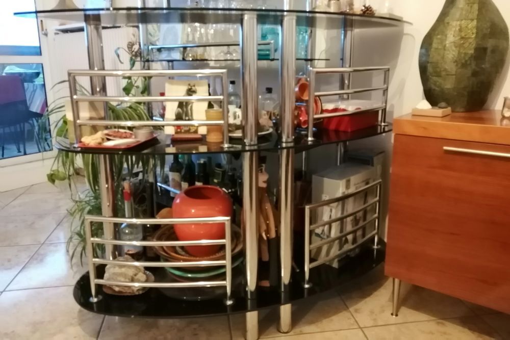 Meuble de bar en verre Meubles