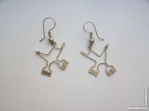 Boucles d'oreilles pendant main Nazca artisanales 11 Thizy (69)