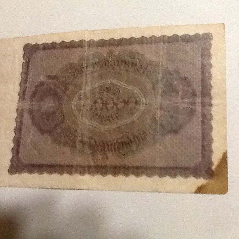 Vieux billet de banque allemand 