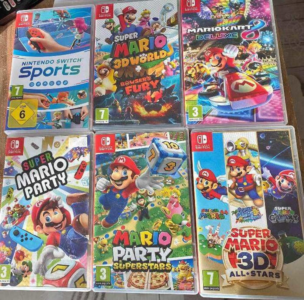 lot jeux switch Consoles et jeux vidéos