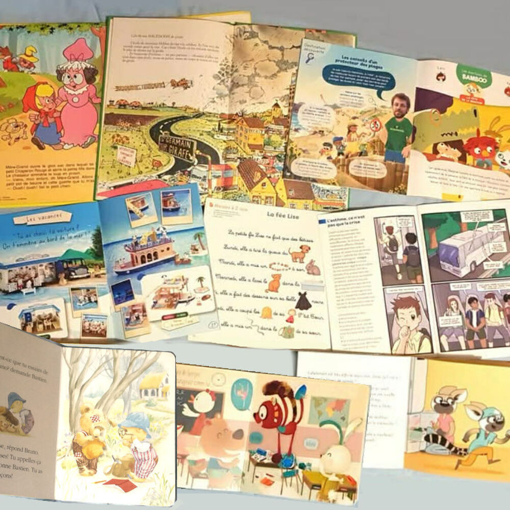 Lot 9 livres-magazines enfant Livres et BD