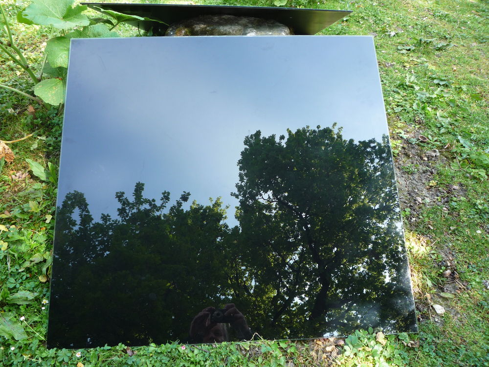 Plaque verre tremp&eacute; fum&eacute; opaque Bricolage