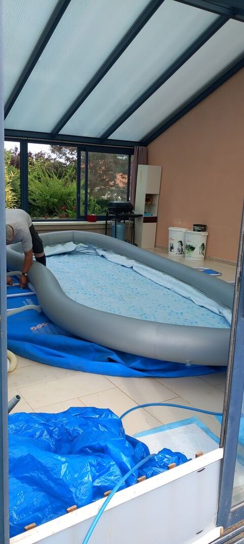 PISCINE AUTOPORTEE BESTWAY OVALE 5.49m x 3.66m x 1.2 Beauvois (62)