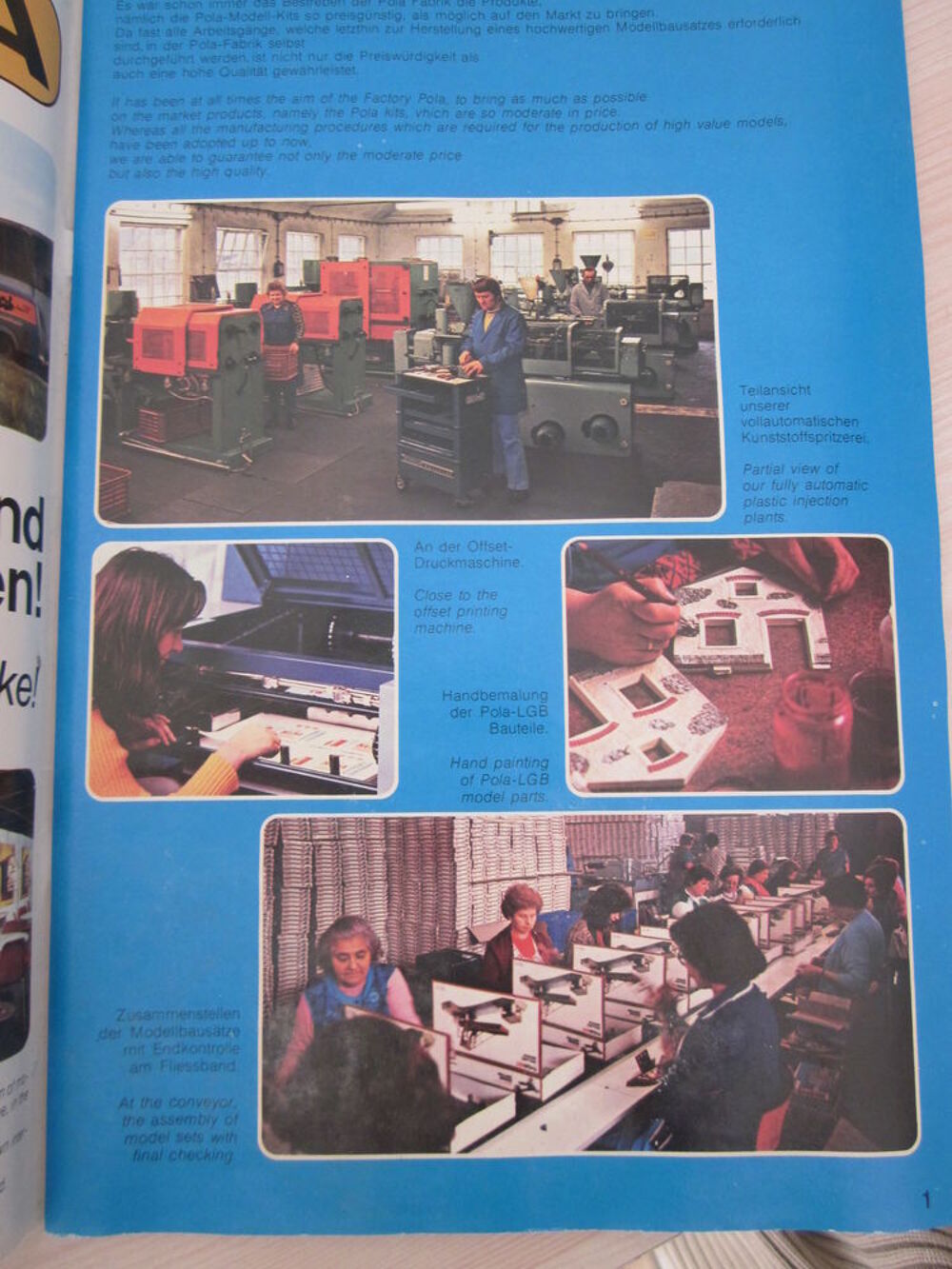 
Catalogue Pola 1977 rmod&egrave;les N et HO super rare mod&eacute;lisme Jeux / jouets
