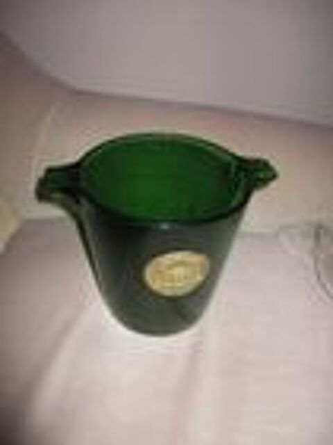 Seau à champagne henriot reims en verre fume vert 44 Mérignies (59)