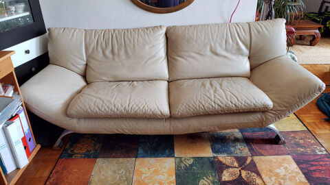 Canap en cuir, 3 places 190 Toulouse (31)
