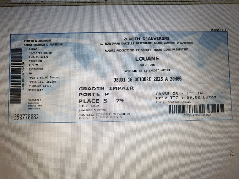 Concert Louanne Clermont-fd Billetterie