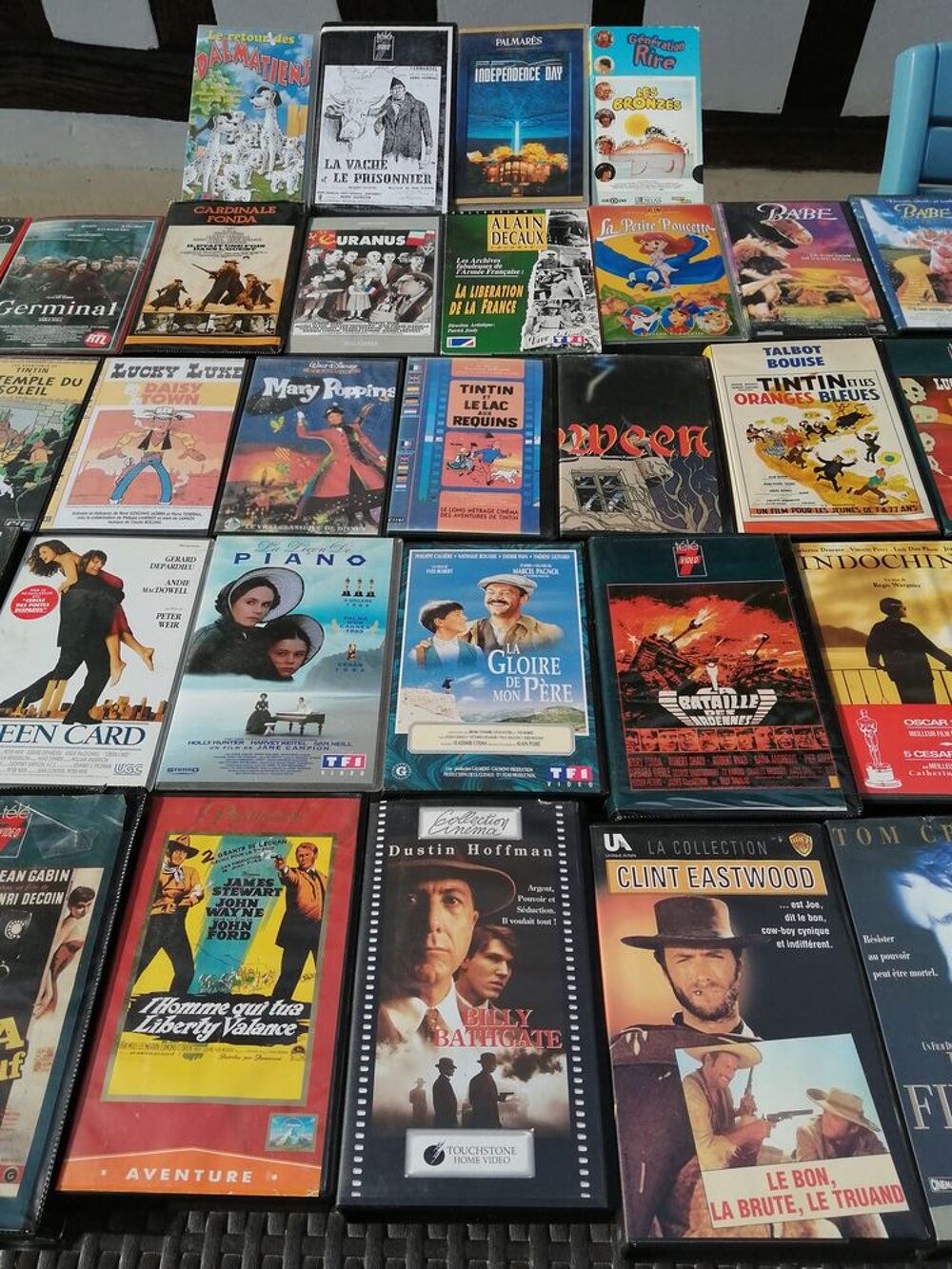 divers cassettes VID&Eacute;O VHS 0.50€ Photos/Video/TV