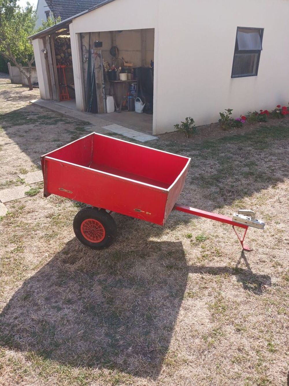 Tracteur tondeuse 11cv avec remorque Jardin