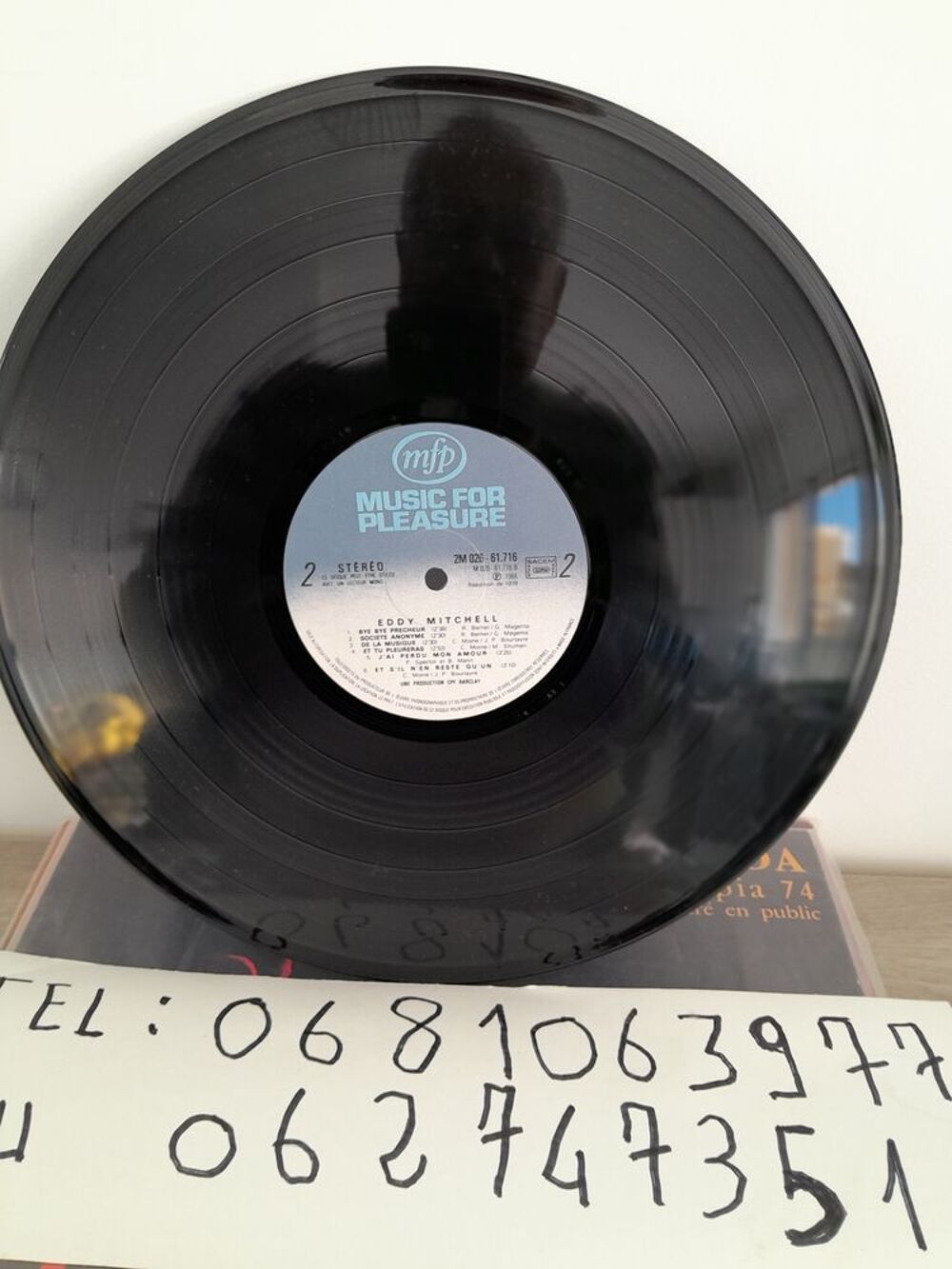EDDY MICHELL VINYLE 33 TOUR t&eacute;l&eacute;phone au 0627473514 CD et vinyles