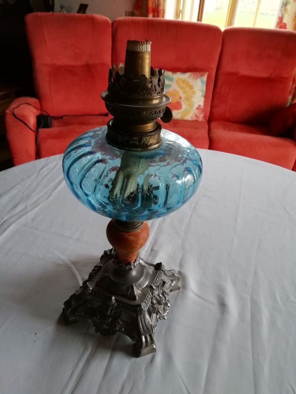 Lampe bleue Décoration