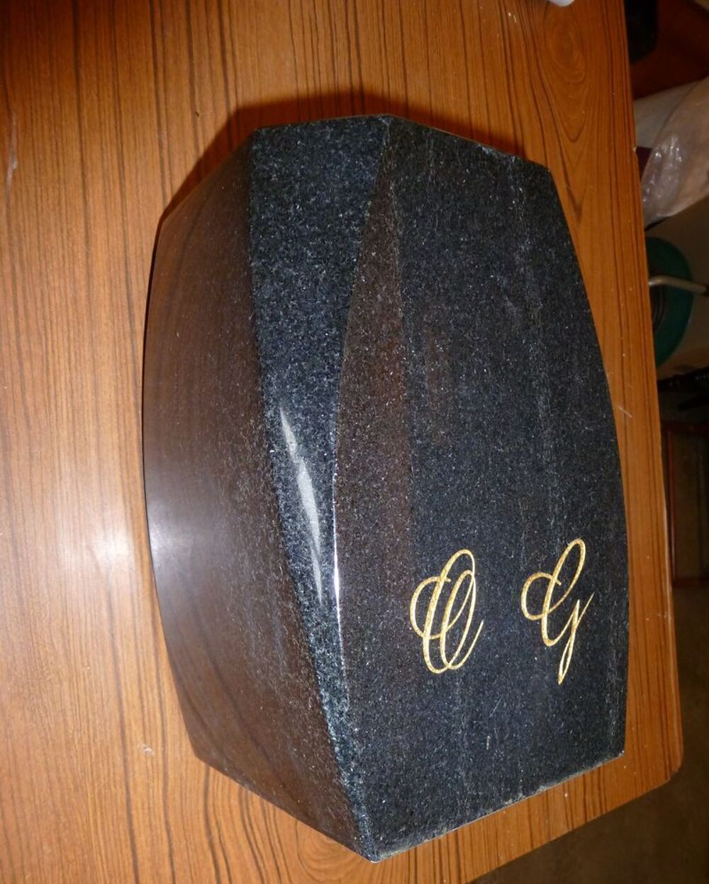 Vase fun&eacute;raire anthracite Décoration