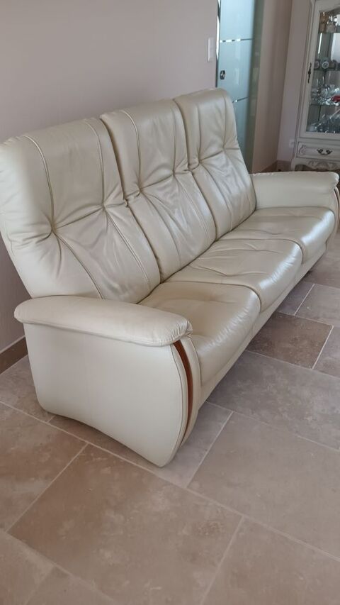Canap cuir + fauteuil 300 Pontchteau (44)