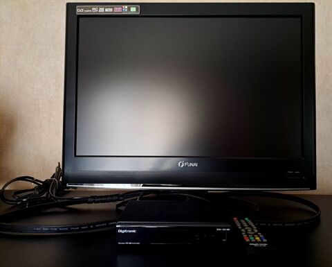 Téléviseur 22  avec décodeur TNT et câble Ethernet Marignane (13)