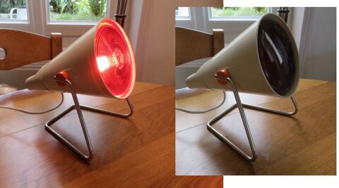 Lampe design: INFRAPHIL lampe Philips infra-rouge vintage p 70 Caen (14)
