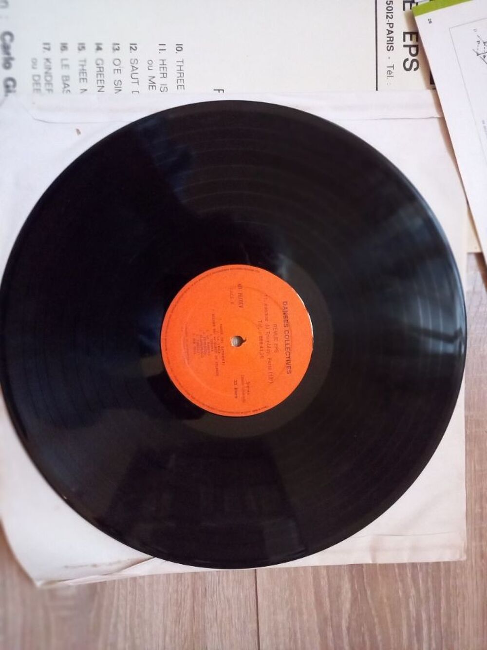Vinyle 33T danses collectives revues EPS par Carlo Gilbert L CD et vinyles