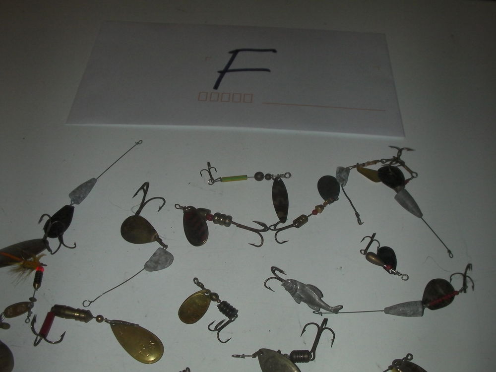 Leurres de p&ecirc;che (cuillers) s&eacute;rie F Sports