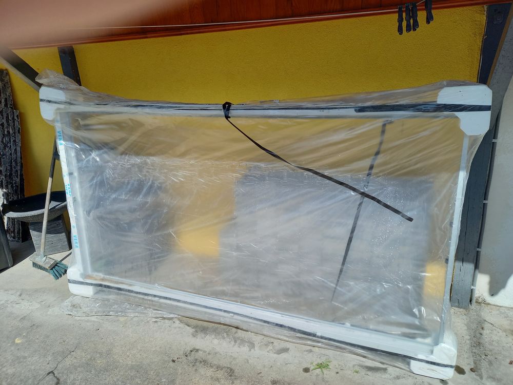 Porte-fen&ecirc;tre PVC 2 vanteaux Bricolage