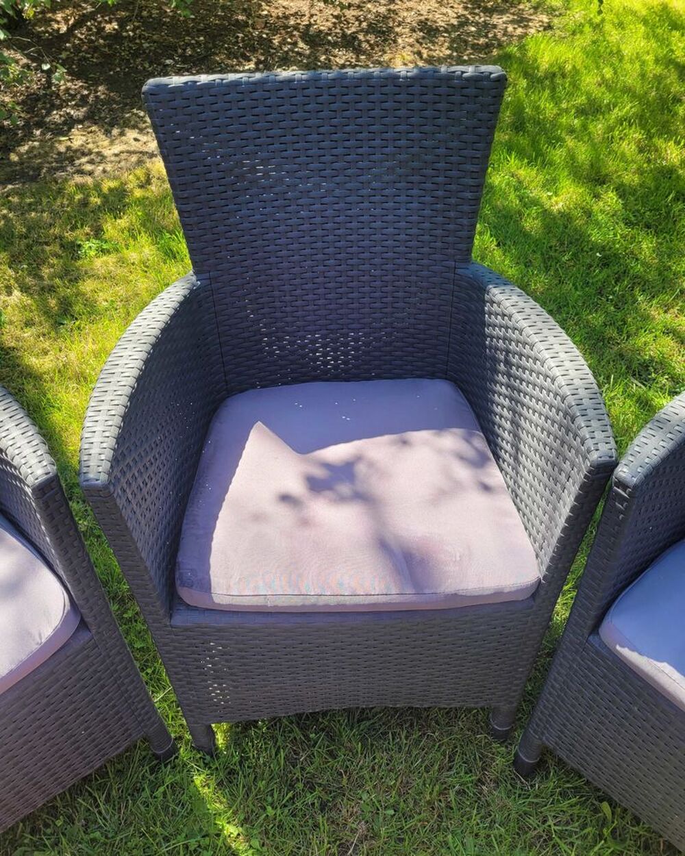 4 fauteuils et jardin ALLIBERT Jardin