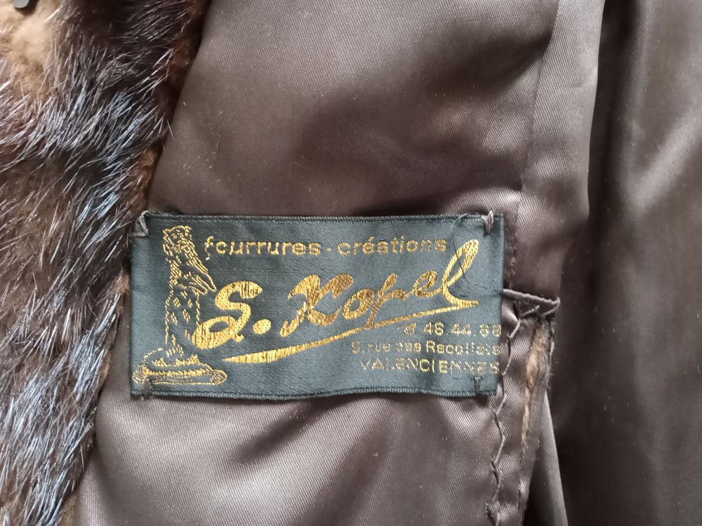 manteau de vison Vêtements