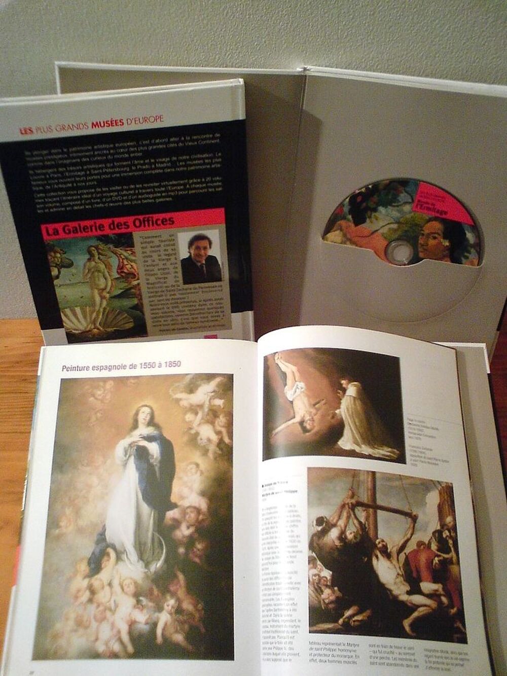 LIVRE ET DVD LES PLUS GRANDS MUS&Eacute;ES D'EUROPE Livres et BD
