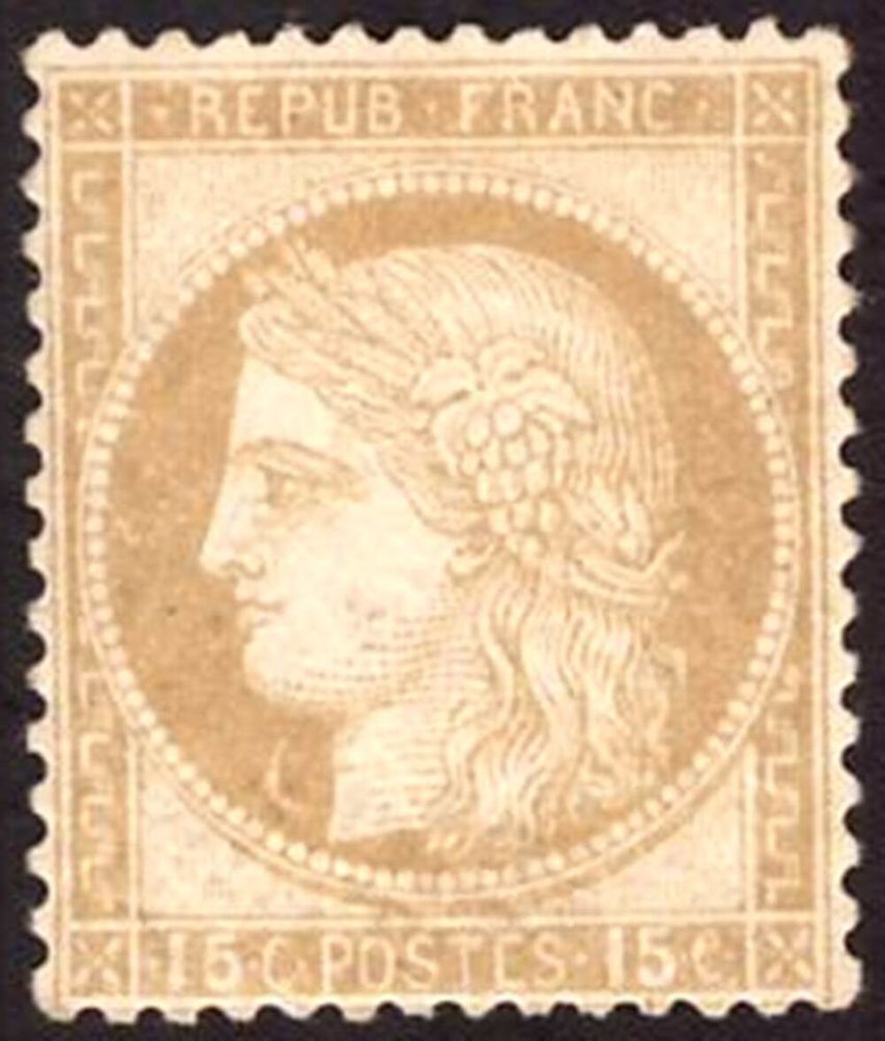Timbre France classique neuf* n&deg;55 cote 725 € sign&eacute; Calv&egrave;s 