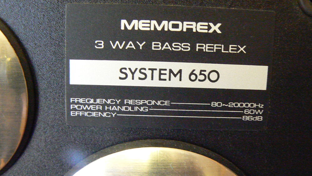 Enceintes Bose, JBL, Memorex et Sony Audio et hifi