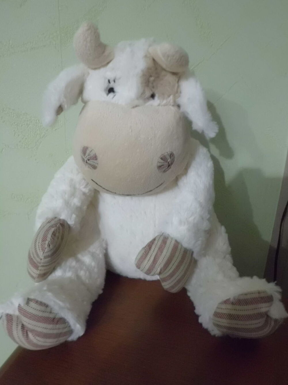 PELUCHE VACHE ECRU ET BEIGE ENESCO Jeux / jouets