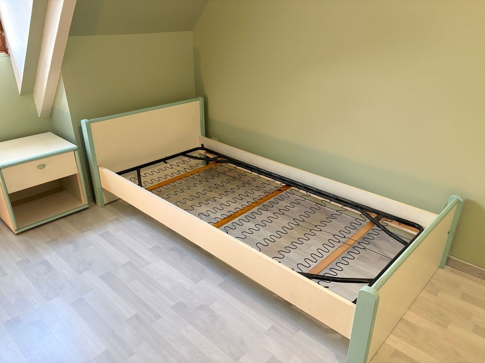 Ensemble Lit 90 X 200 et chevet Meubles